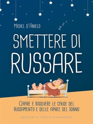 cover image of Smettere di russare